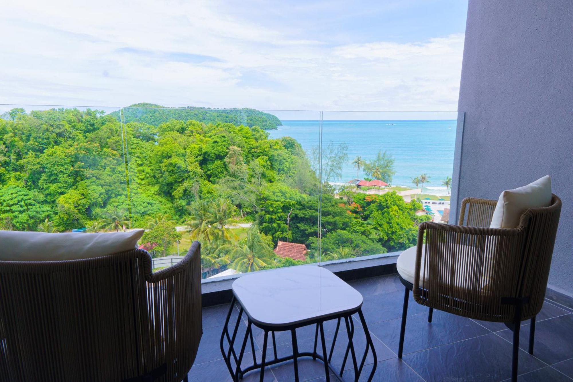 The Riyaz Lavanya Langkawi Пантай-Ченанг Екстер'єр фото View from the balcony of a hotel room